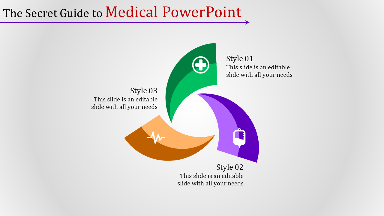 Stunning Medical PowerPoint template and Google slides